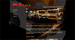 Desktop Screenshot of mikatasteakhouse.com